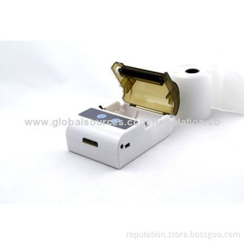 Bluetooth Thermal Printer, 90mm/Second, Measures 103 x 75 x 46mm